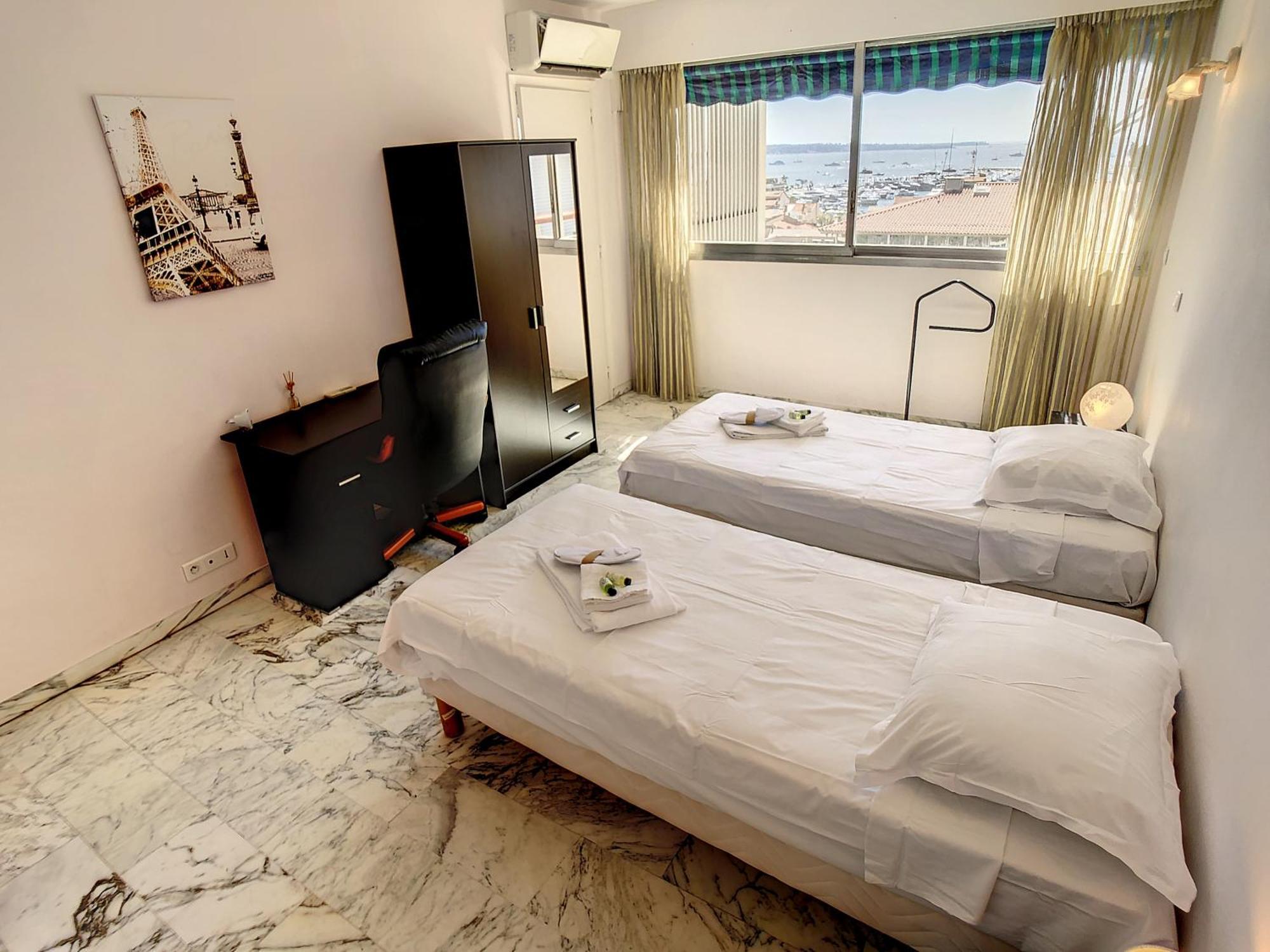 2, 3 And 4 Bedroom Sea View Forville Apartments 5 Mins From The Palais Cannes Værelse billede